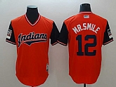 Indians 12 Francisco Lindor Mr. Smile Red 2018 Players Weekend Authentic Team Jerseys,baseball caps,new era cap wholesale,wholesale hats
